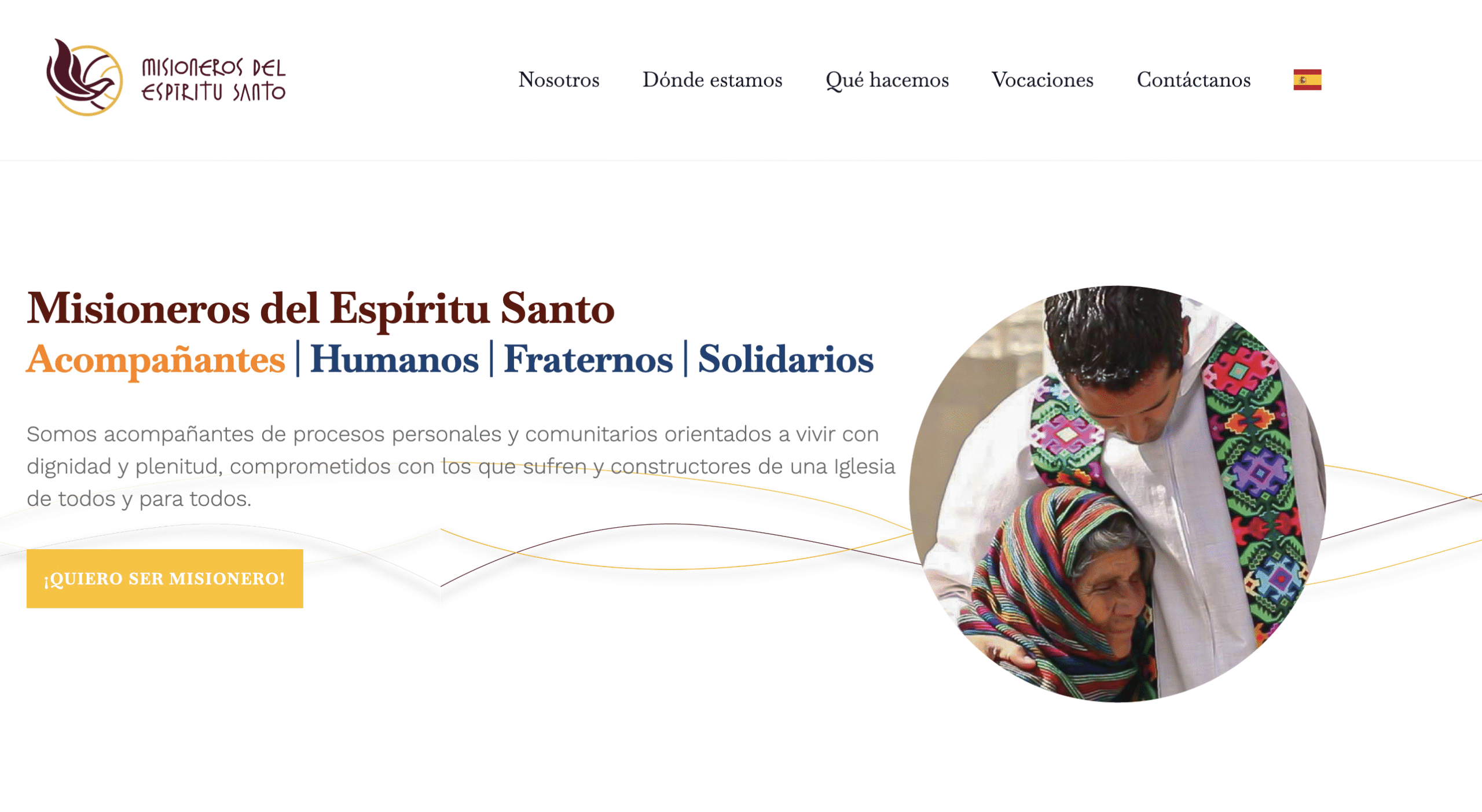 Nueva página web congregacional